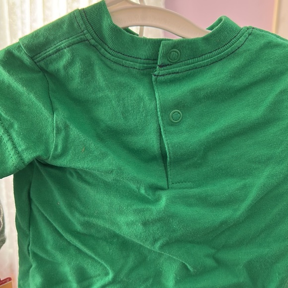 Team Santa carters size 9 months cargo pants with long sleeve t shirt new w/ tag - Picture 2 of 3